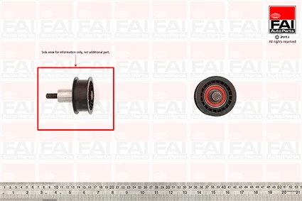 Deflection Pulley/Guide Pulley, timing belt